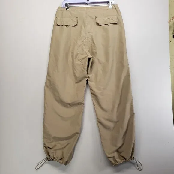 Vintage GAP Paratrooper Cargo Pants Mens S / M Beige Lightweight Relaxed Fit - Picture 10 of 14